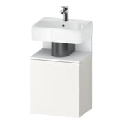 Duravit Meuble sous-lavabo Qatego 44x35x64,5 cm, 1 tiroir, tiroir droit, blanc mat/blanc mat-1