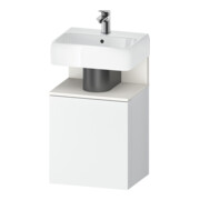 Duravit Meuble sous-lavabo Qatego 44x35x64,5 cm, 1 tiroir, tiroir droite, blanc mat/blanc ma-1