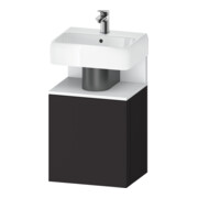 Duravit Meuble sous-lavabo Qatego 44x35x64,5 cm, 1 tiroir, tiroir gauche, blanc mat avec grip