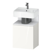 Duravit Meuble sous-lavabo Qatego 44x35x64,5 cm, 1 tiroir, tiroir gauche, blanc mat/blanc brillant-1