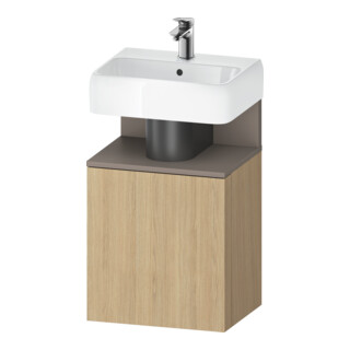 Duravit Meuble sous-lavabo Qatego 44x35x64,5 cm, 1 tiroir, tiroir gauche, chêne naturel