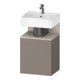 Duravit Meuble sous-lavabo Qatego 44x35x64,5 cm, 1 tiroir, tiroir gauche, Taupe mat/bas ma-1