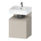 Duravit Meuble sous-lavabo Qatego 49x42x64,5 cm, 1 porte, droite, taupe mat-1