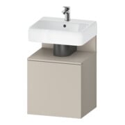 Duravit Meuble sous-lavabo Qatego 49x42x64,5 cm, 1 porte, droite, taupe mat