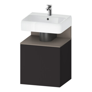 Duravit Meuble sous-lavabo Qatego 49x42x64,5 cm, 1 tiroir, bas, mat Grap