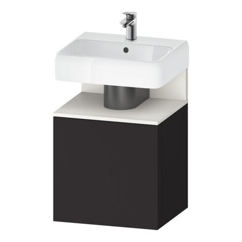 Duravit Meuble sous-lavabo Qatego 49x42x64,5 cm, 1 tiroir, blanc mat