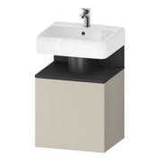 Duravit Meuble sous-lavabo Qatego 49x42x64,5 cm, 1 tiroir, graph m/tau mat-1