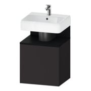 Duravit Meuble sous lavabo Qatego 49x42x64,5 cm, 1 tiroir, gris graphite mat-1