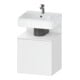 Duravit Meuble sous-lavabo Qatego 49x42x64,5 cm, 1 tiroir, porte gauche, blanc mat-1