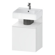 Duravit Meuble sous-lavabo Qatego 49x42x64,5 cm, 1 tiroir, porte gauche, blanc mat-1