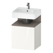 Duravit Meuble sous-lavabo Qatego 49x42x64,5 cm, 1 tiroir, T d, bas. mat/blanc brillant-1