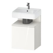 Duravit Meuble sous-lavabo Qatego 49x42x64,5 cm, 1 tiroir, T d, blanc mat/blanc brillant-1