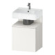 Duravit Meuble sous lavabo Qatego 49x42x64,5 cm, 1 tiroir, T. d., blanc supermat-1