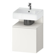 Duravit Meuble sous lavabo Qatego 49x42x64,5 cm, 1 tiroir, T. gauche, blanc supermat-1