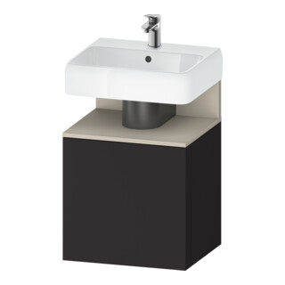 Duravit Meuble sous-lavabo Qatego 49x42x64,5 cm, 1 tiroir, T l, T m/Gr mat