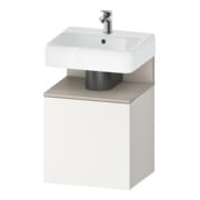 Duravit Meuble sous lavabo Qatego 49x42x64,5 cm, 1 tiroir, Tau mat/We mat
