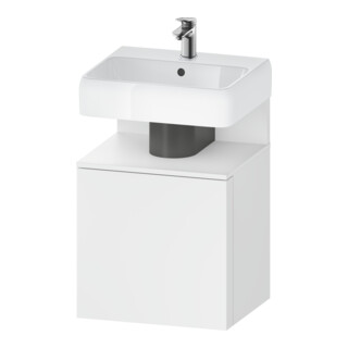 Duravit Meuble sous-lavabo Qatego 49x42x64,5 cm, 1 tiroir, tiroir droit, blanc mat