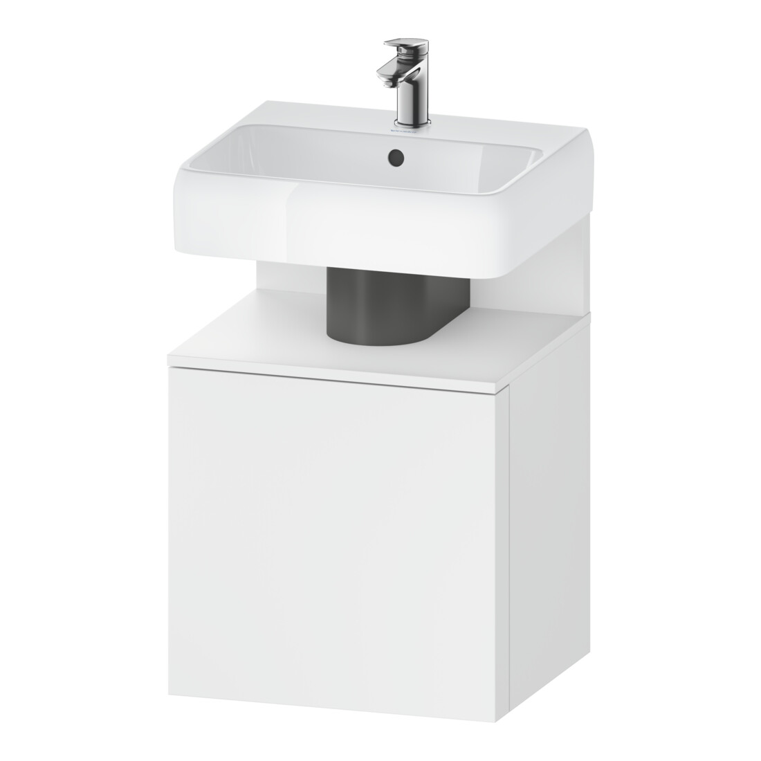 Duravit Meuble sous-lavabo Qatego 49x42x64,5 cm, 1 tiroir, tiroir droit, blanc mat