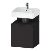 Duravit Meuble sous-lavabo Qatego 49x42x64,5 cm, 1 tiroir, tiroir droit, graphite mat-1