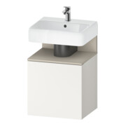 Duravit Meuble sous-lavabo Qatego 49x42x64,5 cm, 1 tiroir, tiroir droit, mat/blanc mat