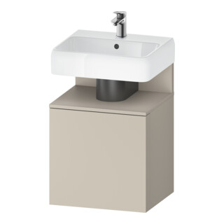 Duravit Meuble sous-lavabo Qatego 49x42x64,5 cm, 1 tiroir, tiroir droit, Tau mat
