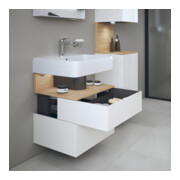 Duravit Meuble sous lavabo Qatego 59x47x59 cm, blanc, 1 porte, avec poignée-5