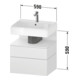 Duravit Meuble sous-lavabo Qatego 59x47x59 cm, E ch/bl m, 1 porte, m B
