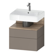 Duravit Meuble sous-lavabo Qatego 59x47x59 cm, E Ma/Ba m, 1 porte, 1 tiroir-1