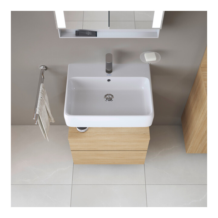 Duravit Meuble sous-lavabo Qatego 59x47x59 cm, E N, 1 porte, avec niche