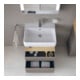 Duravit Meuble sous-lavabo Qatego 59x47x59 cm, E na/b m, 1 porte, m Nischenb