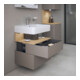 Duravit Meuble sous-lavabo Qatego 59x47x59 cm, E na/b m, 1 porte, m Nischenb