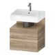 Duravit Meuble sous-lavabo Qatego 59x47x59 cm, E Na/E ma, 1 porte, 1 tiroir-1