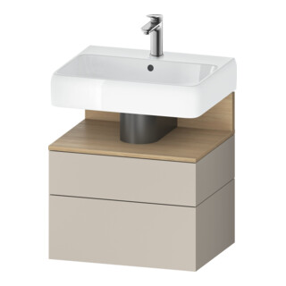 Duravit Meuble sous-lavabo Qatego 59x47x59 cm, E na/tau m, 1 porte, m B