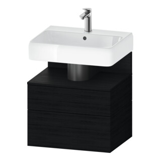 Duravit Meuble sous-lavabo Qatego 59x47x59 cm, E s, 1 porte, avec niche