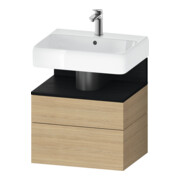 Duravit Meuble sous-lavabo Qatego 59x47x59 cm, E sw/E N, 1 porte, 1 tiroir