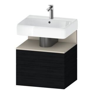Duravit Meuble sous-lavabo Qatego 59x47x59 cm, T avec E s, 1 porte, avec niches