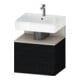 Duravit Meuble sous lavabo Qatego 59x47x59 cm, T m/E s, 1 porte, avec niches-1