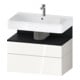 Duravit Meuble sous-lavabo Qatego 79x47x59 cm, E ch/bl, 1 porte, 1 tiroir-1