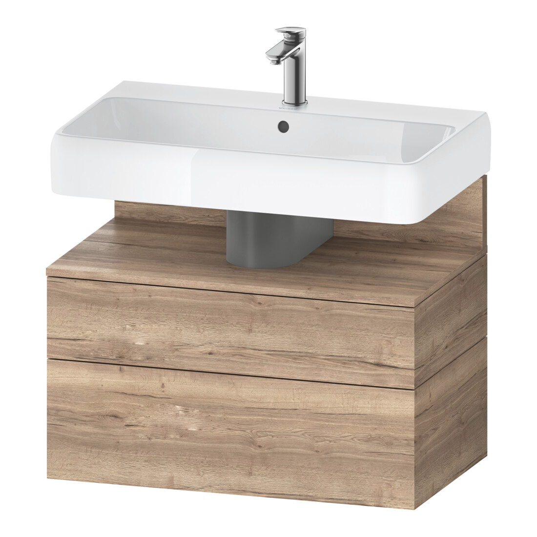 Duravit Meuble sous-lavabo Qatego 79x47x59 cm, E ma, 1 porte, avec niches