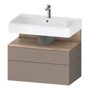 Duravit Meuble sous-lavabo Qatego 79x47x59 cm, E Ma/Ba m, 1 porte, 1 tiroir-1