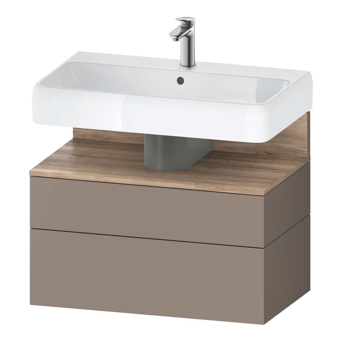 Duravit Meuble sous-lavabo Qatego 79x47x59 cm, E Ma/Ba m, 1 porte, avec B