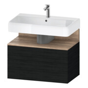 Duravit Meuble sous-lavabo Qatego 79x47x59 cm, E Ma/E s, 1 porte, 1 tiroir
