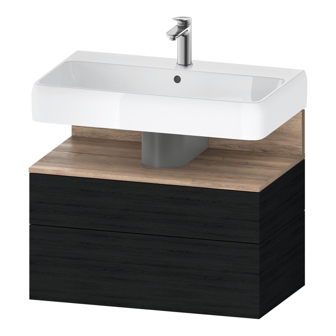 Duravit Meuble sous-lavabo Qatego 79x47x59 cm, E Ma/E s, 1 porte, 1 tiroir