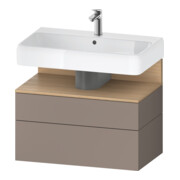 Duravit Meuble sous-lavabo Qatego 79x47x59 cm, E na/b m, 1 porte, 1 tiroir-1