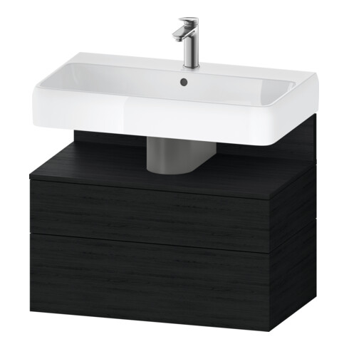 Duravit Meuble sous-lavabo Qatego 79x47x59 cm, E s, 1 porte, avec niche