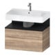 Duravit Meuble sous lavabo Qatego 79x47x59 cm, E sw/E Ma, 1 porte, 1 tiroir-1