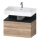 Duravit Meuble sous-lavabo Qatego 79x47x59 cm, E sw/E Ma, 1 porte, avec poignée-1