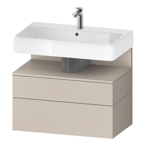 Duravit Meuble sous-lavabo Qatego 79x47x59 cm, T m, 1 porte, avec niche