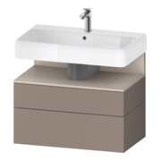 Duravit Meuble sous-lavabo Qatego 79x47x59 cm, T m/ba m, 1 porte, avec niche