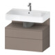Duravit Meuble sous-lavabo Qatego 79x47x59cm, ba ma, 1 tiroir, 1 coulissant-1